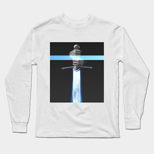 Celestial Blade Long Sleeve T-Shirt by MitchellAldrick